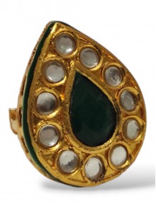 Kundan Finger Ring